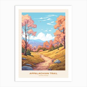 Appalachian Trail Usa 2 Hike Poster Art Print