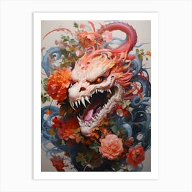 Dragon Head Art Print