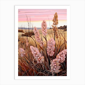 Prairie Clover 4 Flower Painting Art Print