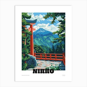 Nikko Japan 4 Colourful Travel Poster Art Print