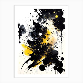 'Black And Yellow' Art Print