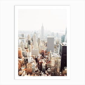 City Skyline Art Print