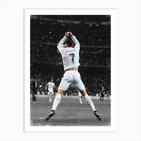 Ronaldo Real Madrid Art Print