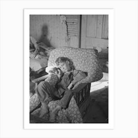 One Of John Scott S Children Recovering From A Severe Attack Of Pneumonia, Ringgold, Iowa By Russell Lee Art Print