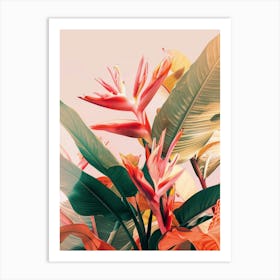 Tropical Flowers 4 Art Print