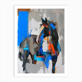 Abstract Horse - Poster Art Print