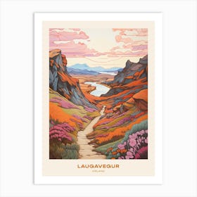 Laugavegur Iceland 1 Hike Poster Art Print