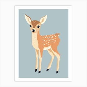 Baby Animal Illustration  Deer 6 Art Print