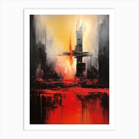 Abstract Cityscape Art Print