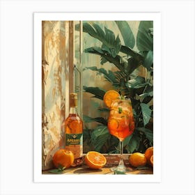 Aperol Spritz Orange 89 Art Print