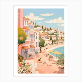 Marbella Spain 3 Illustration Art Print