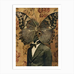 Butterfly Head Art Print