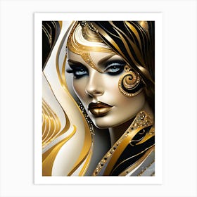 Nova Fy! Blackgold 001 Art Print