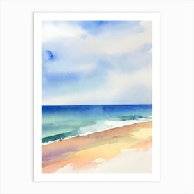 Cottesloe Beach, Australia Watercolour Art Print