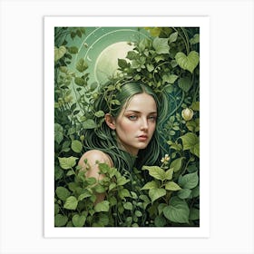 Ivy's Embrace Art Print