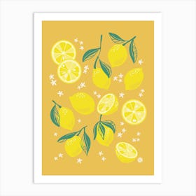 Lemon Sunshine [yellow] Art Print