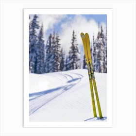 Telluride, Usa Glamour Ski Skiing Poster Art Print