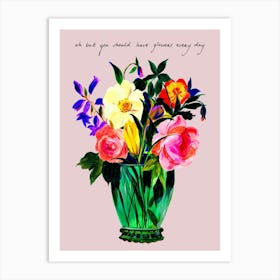 Flowers Everyday Art Print