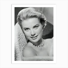 Princess Grace Of Monaco, Former American Film Star Grace Kelly Art Print