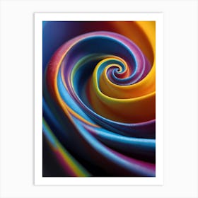 Colorful Swirl Art Print