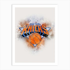 New York Knicks 3 Art Print