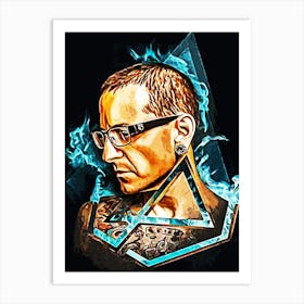 chester bennington Art Print