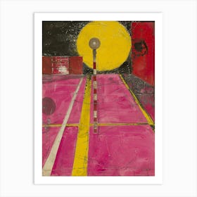 Pink Road 2 Art Print