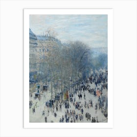 Boulevard Des Capucines, Claude Monet Art Print