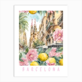 Barcelona Art Print