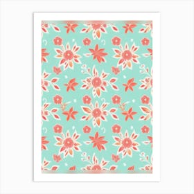 Floral Pattern 7 Art Print