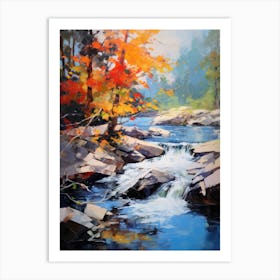 Autumn Stream Art Print