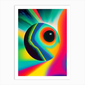 Planetary Nebula Abstract Modern Pop Space Art Print