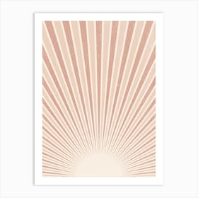Abstract Sun Flares 1 Art Print