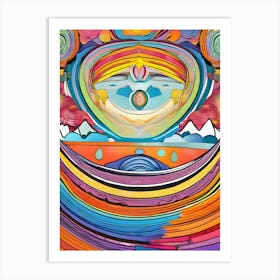 Rainbows-Reimagined Art Print