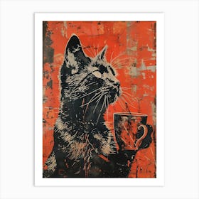 I Take It Black Art Print