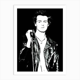 Sid Vicious sex pistols 2 Art Print