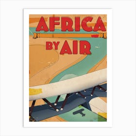 Africa By Air Art Print