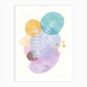 Watercolor Abstract Illustration Art Print