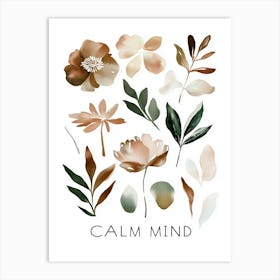 Calm Mind Art Print