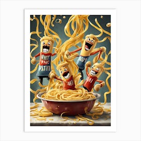 Italian Spaghetti Art Print