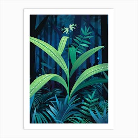 Night In The Jungle 2 Art Print