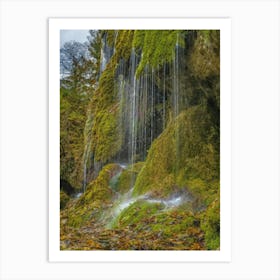 Small Waterfall, Oil Painting Art Print