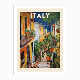 Palermo Italy 2 Fauvist Painting Travel Poster Art Print