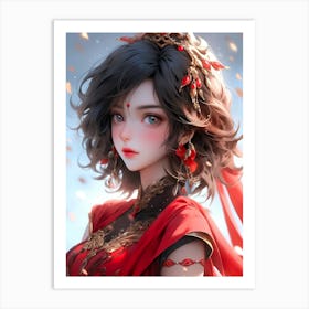 Chinese Girl 4 Art Print