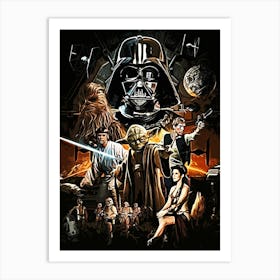 Star Wars Star Wars movie Art Print