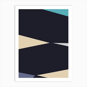 Triangles Minimal Abstract Art Print