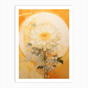 White Chrysanthemum Art Print