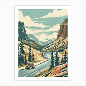 Retro Poster 1 Art Print