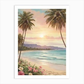 Hawaiian Sunset Art Print