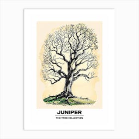 Juniper Tree Storybook Illustration 1 Poster Art Print